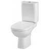 WC kompakt CERSANIT FACILE 3/6L poziomy + deska antybakteryjna wolnoopadającą