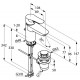 Bateria umywalkowa chrom KLUDI TERCIO