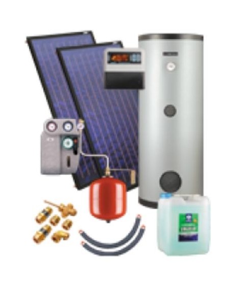Zestaw solarny ZSH z kolektorami KSH.A-2.0 KOSPEL ZSH.A-3/300 (4 osób)