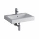 Umywalka KERAMAG iCON 60cm z otworem, z przelewem KeraTect