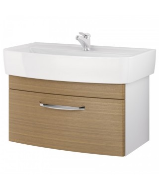 Szafka CERSANIT PURE 80 jasny orzech