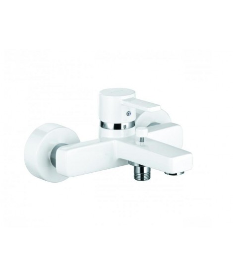 Bateria wannowo-natryskowa biały/chrom KLUDI ZENTA