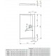 RADAWAY ARGOS D brodzik prostokątny 90x80x5,5cm 