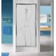 Drzwi prysznicowe 100x190cm SANPLAST D2/TX5b. profil grafit matowy. wzór szyby W15
