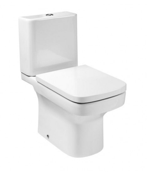 Miska WC kompaktowa ROCA DAMA-N o/poziomy z powłoką MaxiClean
