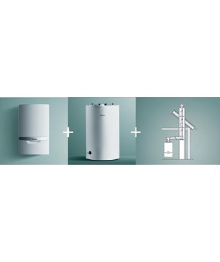 Vaillant Pakiet ecoTEC VC plus 206/5-5 + VIH R 120 + zestaw do szachtu