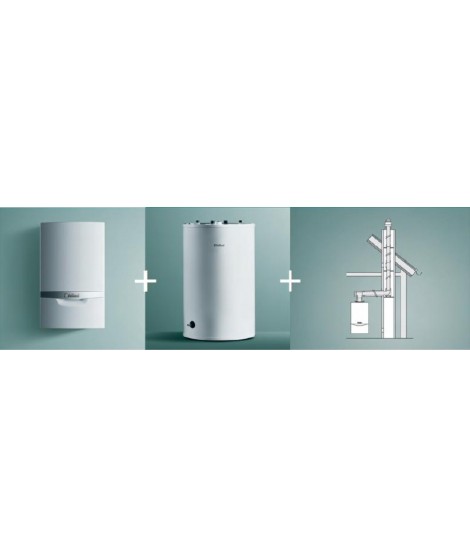 Vaillant Pakiet ecoTEC VC plus 206/5-5 + VIH R 120 + zestaw do szachtu