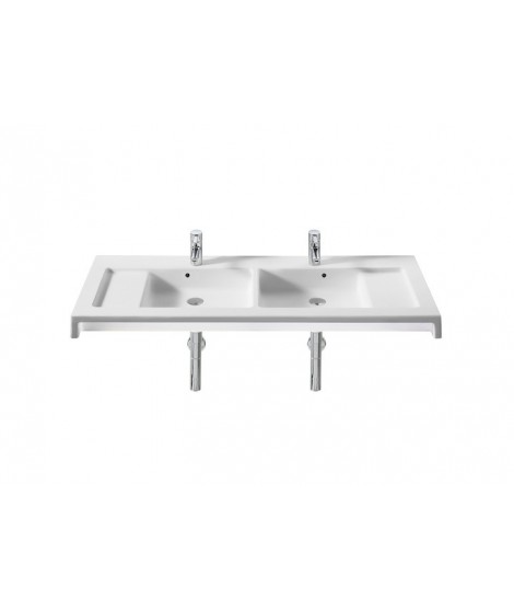 Umywalka ROCA STRATUM 130x50 z blatem ceramicznym z powłoką MaxiClean