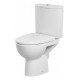 WC kompakt CERSANIT PARVA odpływ poziomy + deska wolnoopadająca K27-002