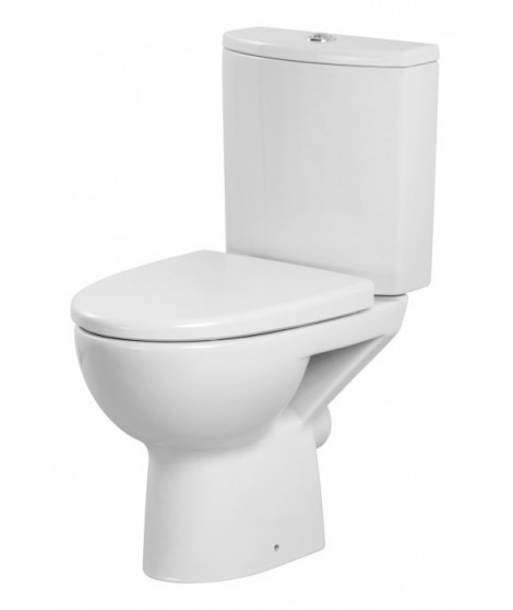 WC kompakt CERSANIT PARVA odpływ poziomy + deska wolnoopadająca K27-002