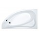 Wanna asymetryczna 90x140+STW SANPLAST WAL/EKOPLUS biały ew. lewa