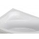 Wanna asymetryczna 90x140+STW SANPLAST WAL/EKOPLUS biały ew. lewa