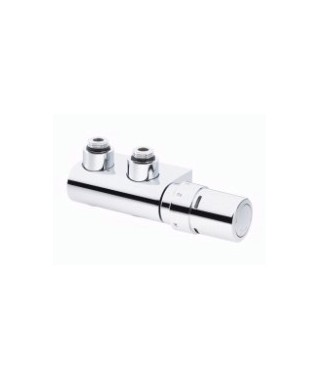 Zestaw VHX-DUO kątowy DANFOSS chrom