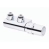 Zestaw VHX-DUO kątowy DANFOSS chrom