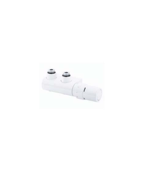Zestaw VHX-DUO kątowy DANFOSS biały