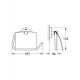 Uchwyt na papier. GROHE Concetto Essentials, Chrom