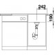 Zlewozmywak antracyt BLANCO ZENAR 45 S-F . 85x50 L (z deską z drewna jesionowego)