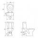 Zestaw WC kompakt CERSANIT MITO + deska polipropylen
