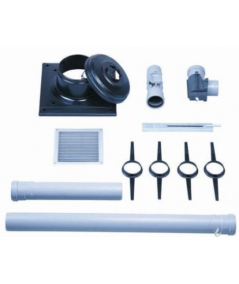 Zestaw przewodu spalinowego ponad dach L0,65 m AZB 614/1