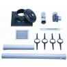 Zestaw przewodu spalinowego ponad dach L0,65 m AZB 614/1