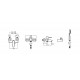 Bateria wannowo-prysznicowa z zestawem punktowym ROCA ESMAI A5A0131C02