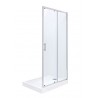 Drzwi prysznicowe dwuczęściowe przesuwne ROCA TOWN NEW 100x195cm z powłoką MaxiClean AMP2810012M