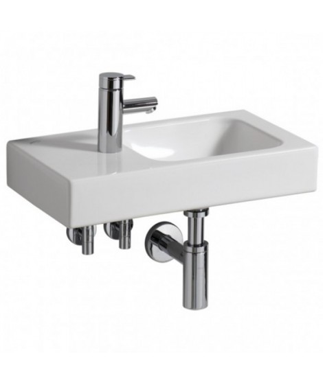 Umywalka KERAMAG iCON XS 53cm z otworem po lewej stronie, bez przelewu