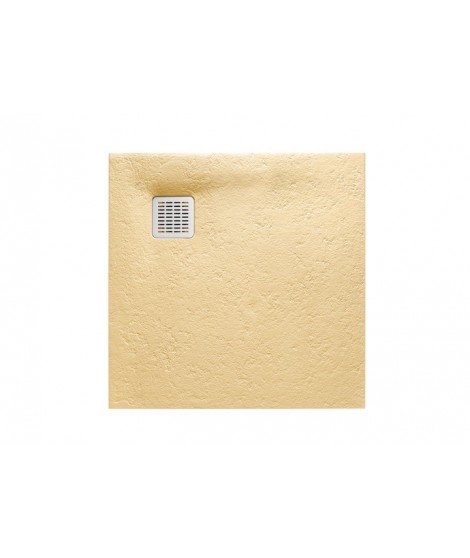 Brodzik kwadratowy kompozytowy ROCA TERRAN 80x80x2,6cm piasek