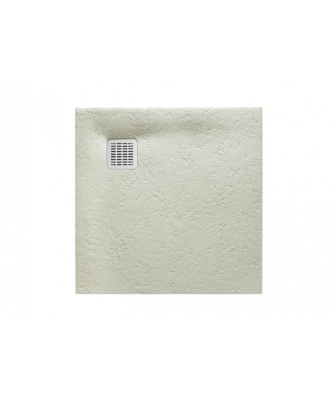 Brodzik kwadratowy kompozytowy ROCA TERRAN 90x90x2,8cm szary cement