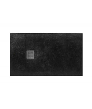 Brodzik prostokątny kompozytowy ROCA TERRAN 120x80x2.8cm czarny AP1014B032001400