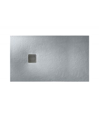 Brodzik prostokątny kompozytowy ROCA TERRAN 140x70x3,1cm szary cement