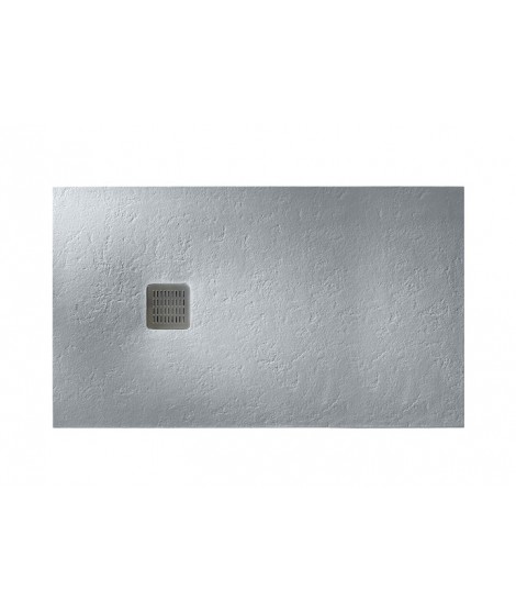 Brodzik prostokątny kompozytowy ROCA TERRAN 140x70x3,1cm szary cement