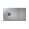 Brodzik prostokątny kompozytowy ROCA TERRAN 140x70x3,1cm szary cement