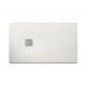 Brodzik prostokątny kompozytowy ROCA TERRAN 140x80x3,1cm złamana biel