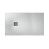 Brodzik prostokątny kompozytowy ROCA TERRAN 160x80x3,1cm złamana biel