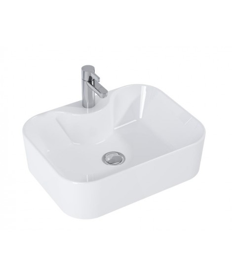 Umywalka ceramiczna nablatowa Fiona z otworem na baterię ELITA