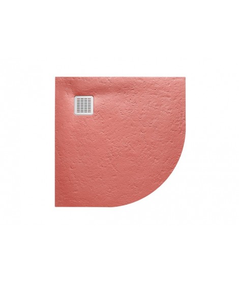 Brodzik półokrągły kompozytowy ROCA TERRAN 90x90x2,8cm R55 koral