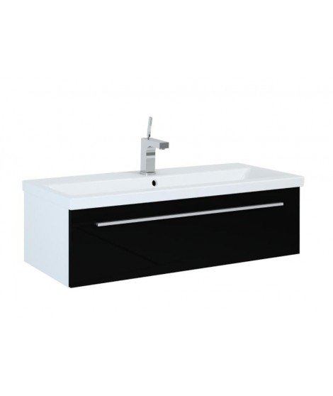Szafka podumywalkowa 100 cm ELITA KWADRO SLIM 100 1S BLACK