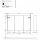 Szafka wisząca z lustrem ELITA NEW 100 3D WHITE (30/40/30) TECHNOBOX