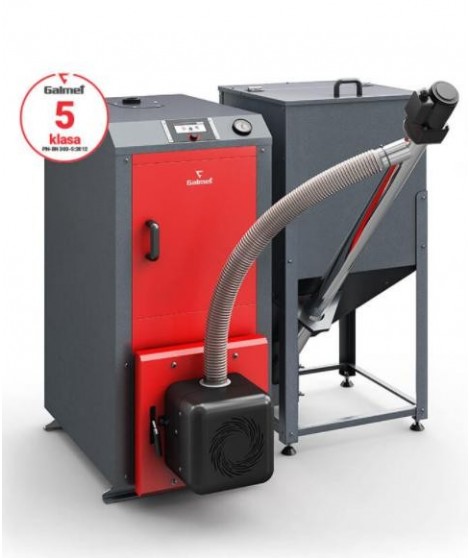 Kocioł c.o GALMET na pellet Genesis KPP 16KW palnik obrotowy PELLASX