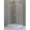 Drzwi prysznicowe wahadłowe ARTA KDJ II 90cm RADAWAY ze ścianką stałą prawe