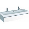 Szafka podumywalkowa wisząca KERAMAG iCON 119cm, biały połysk