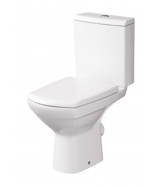 WC kompakt CERSANIT CARINA NEW 3/6L poziomy CLEAN ON + deska wolnopadająca K31-044